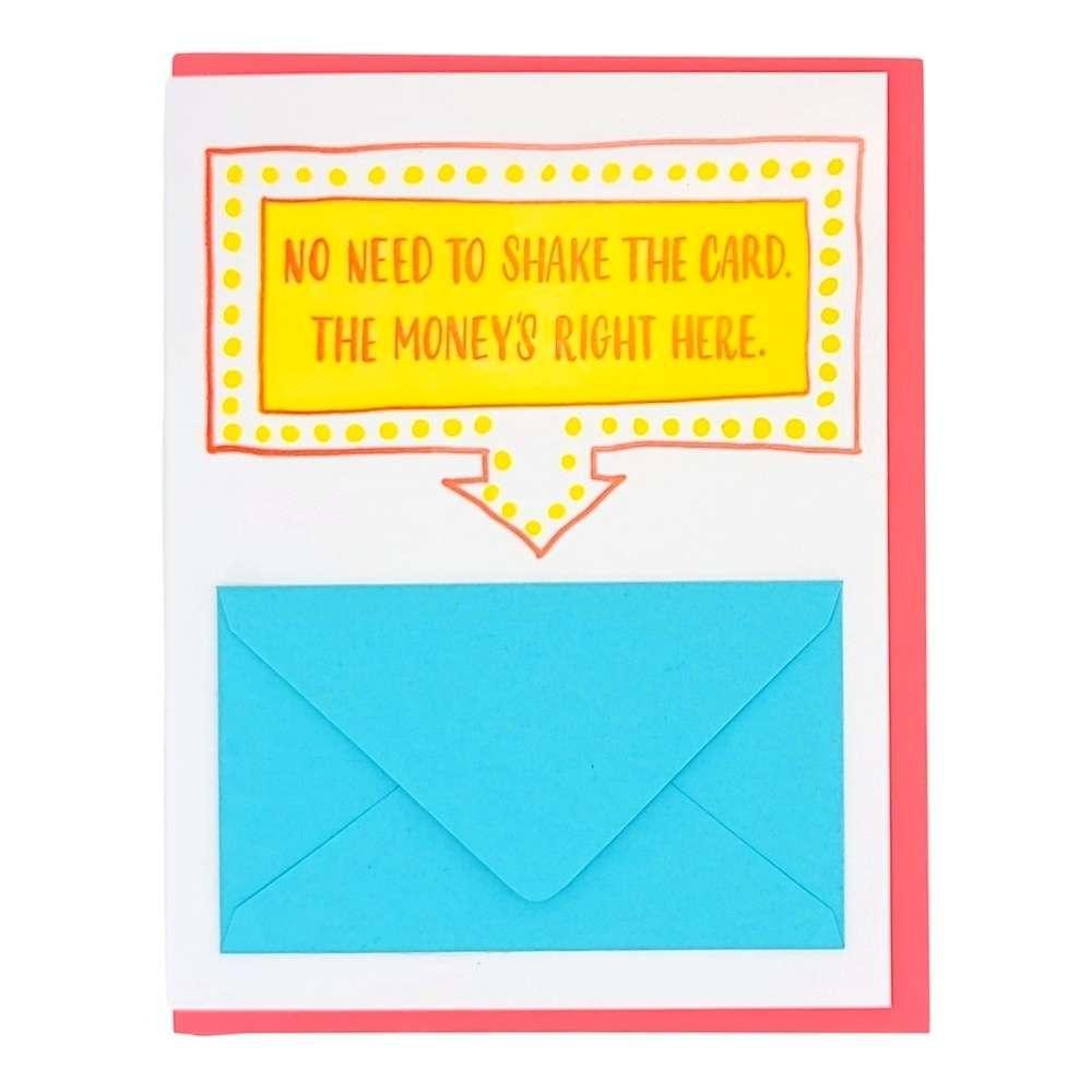 Card - Thinking of You - The Money's Right Here by Ladyfingers Letterpress