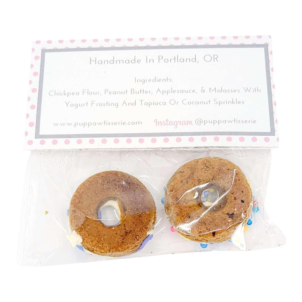 Dog Treats - Mini Donuts 2 Pack (Assorted) by Pup Pawtisserie