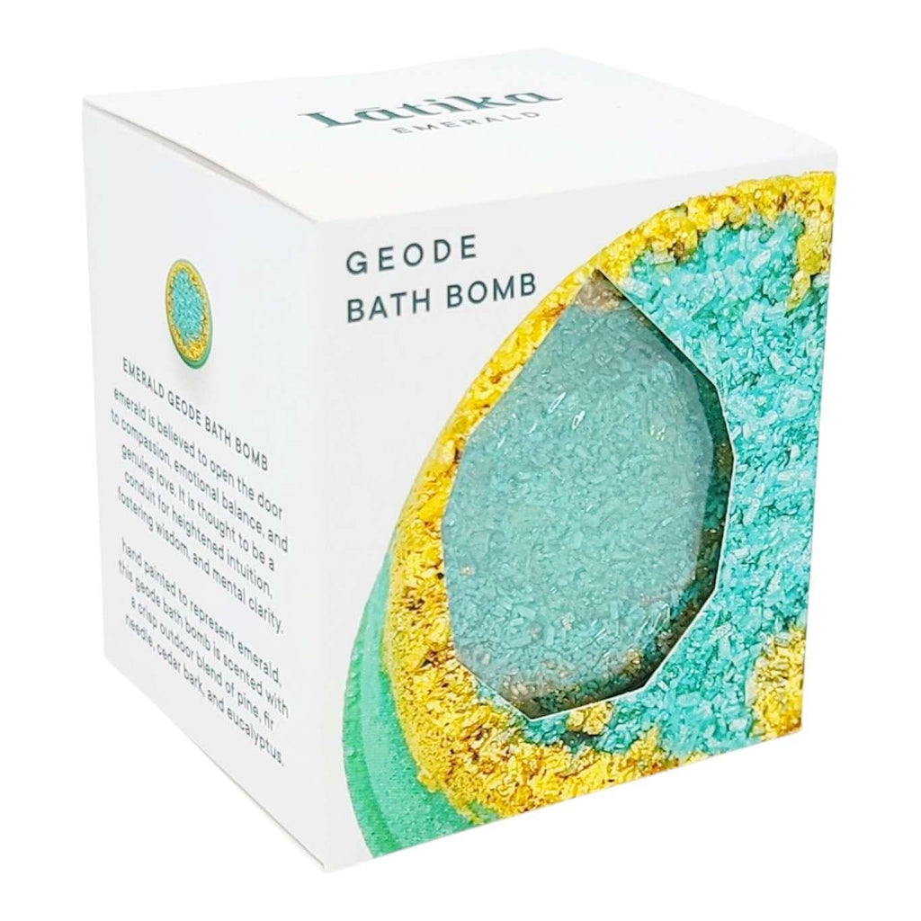Bath Bomb - Emerald Geode by Latika Beauty