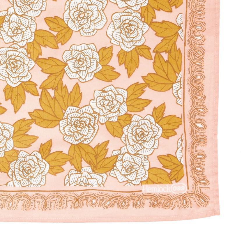 Bandana - Claire in Warm Pink (Discontinued Design) by Hemlock Goods