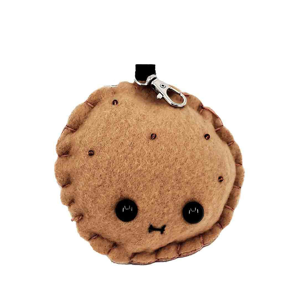 (30% Off) Keychain - Chocolate Chip Cookie Plush Bag Clip by Tiny Tus