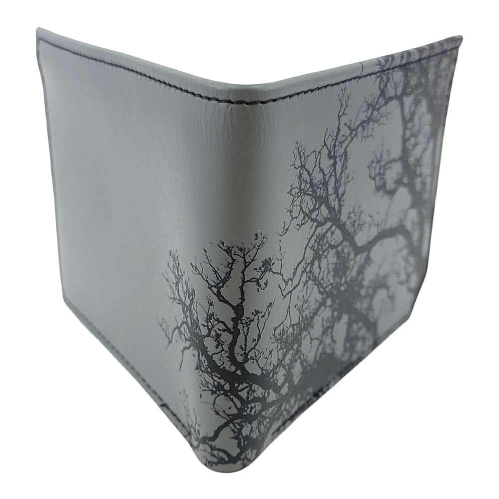 Leather Wallet - Gray Branches by Backerton