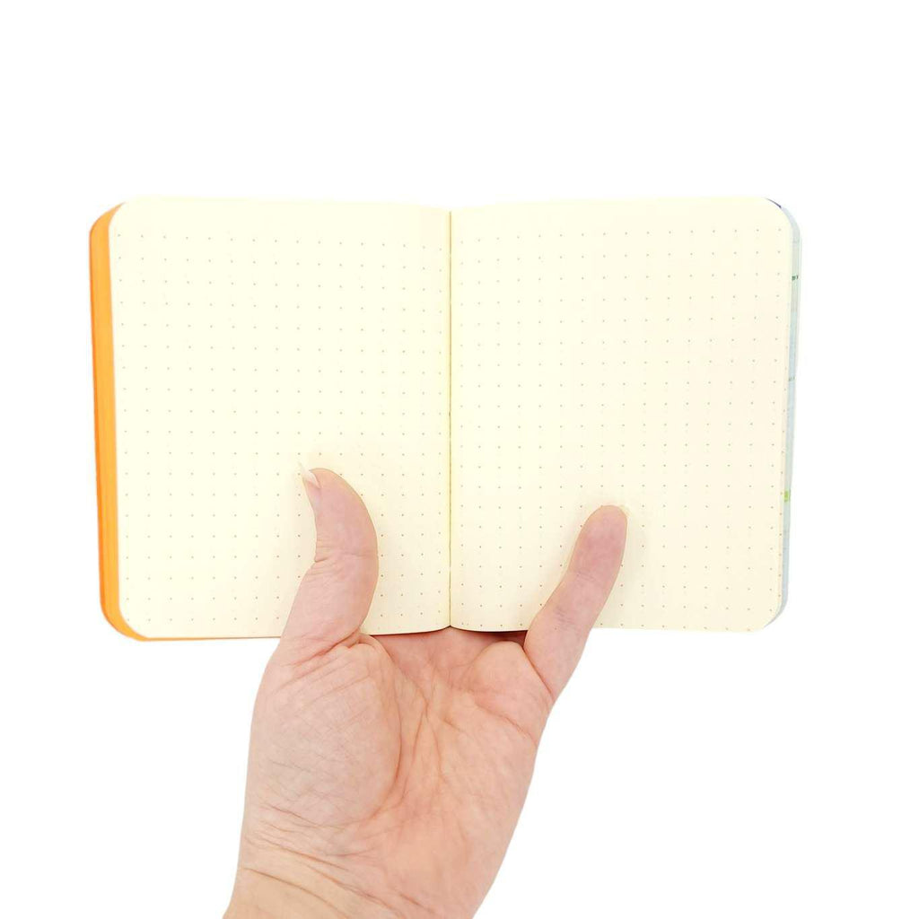 Journal - Orange Mixed Paper Notebook (Large or Small) by Original Brooks