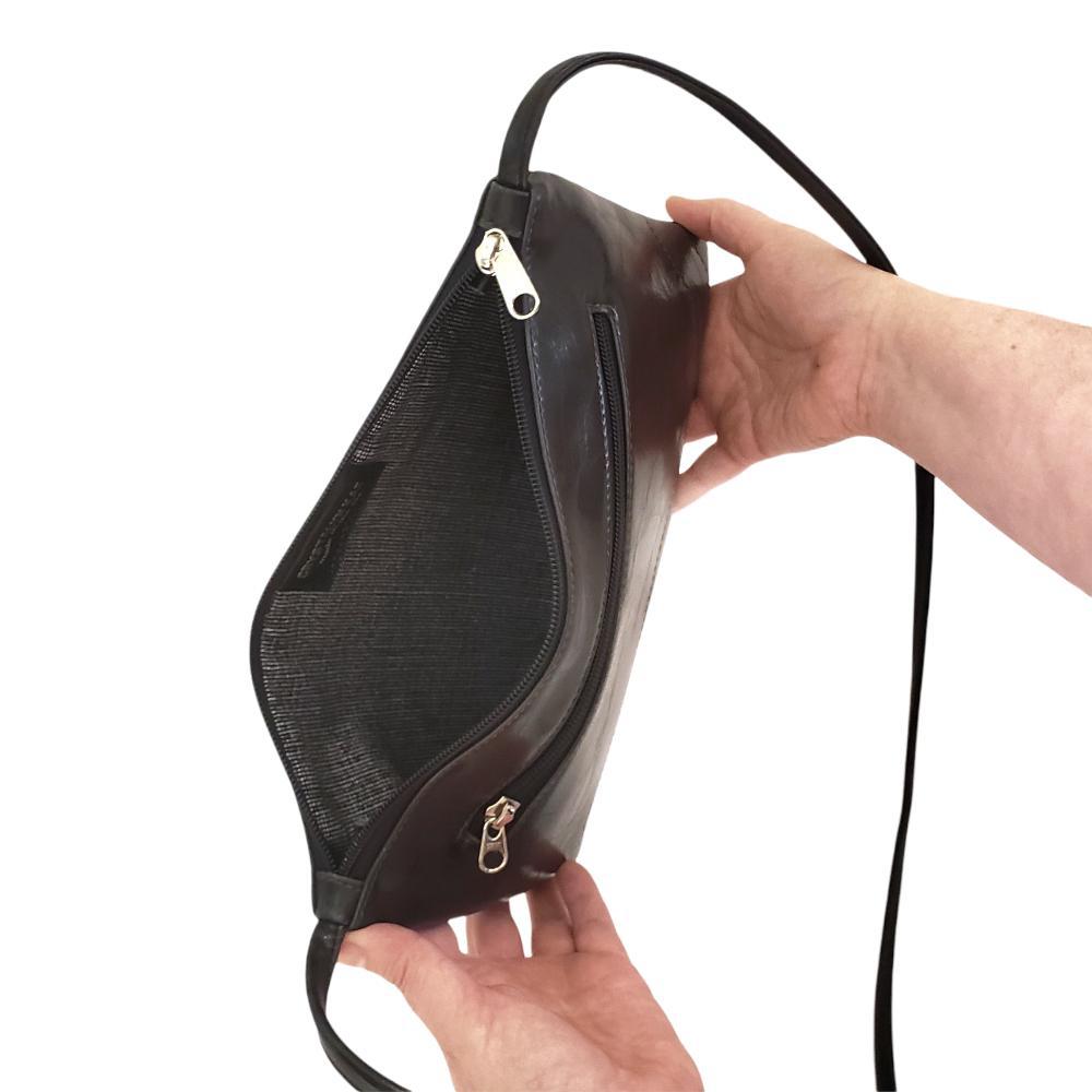 Bag - Bossa Nova Adjustable Medium Cross Body (Black) by Crystalyn Kae