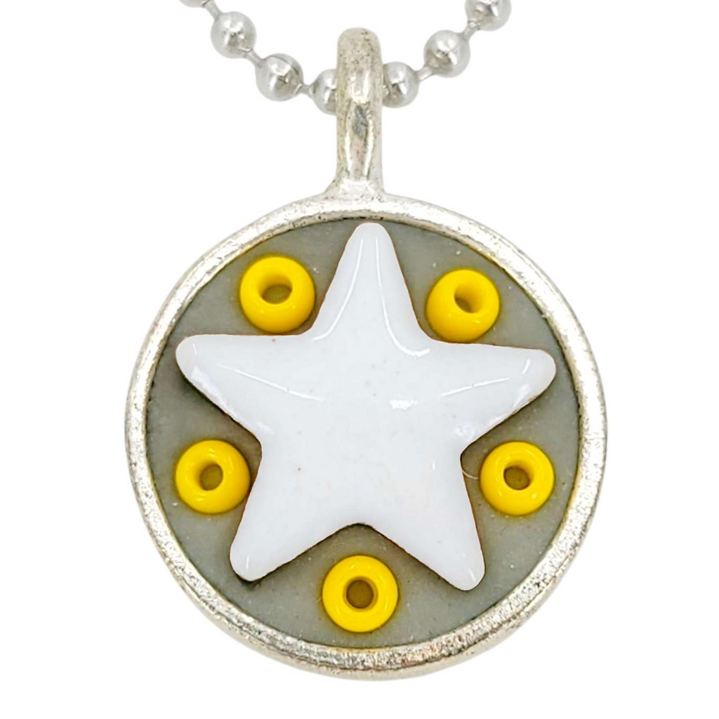 Necklace - Star Baby (White Stars) by XV Studios