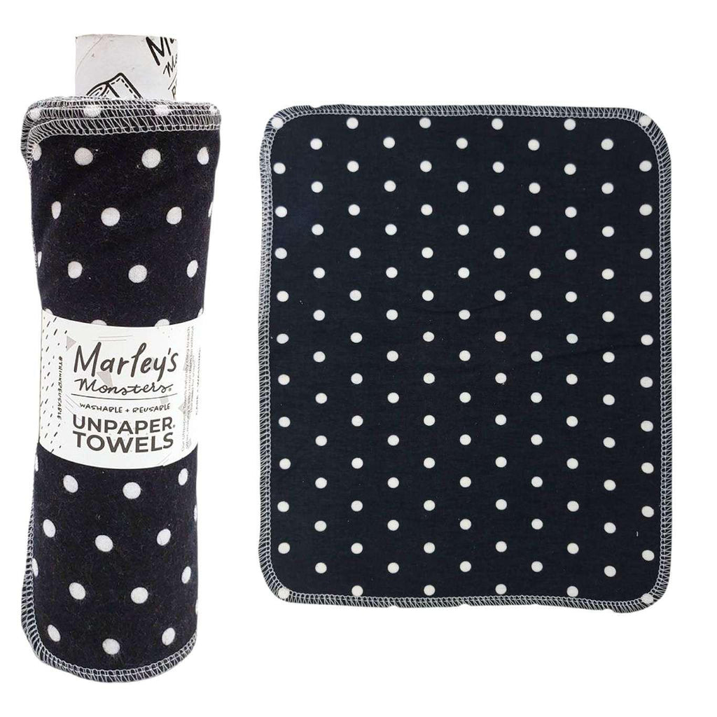 UNpaper® Towels - Cotton Flannel Reusable Cloths (Assorted Matched Styles) by Marley’s Monsters