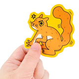 Sticker - Angry Squirrel by Curlworks, image 2 of 2