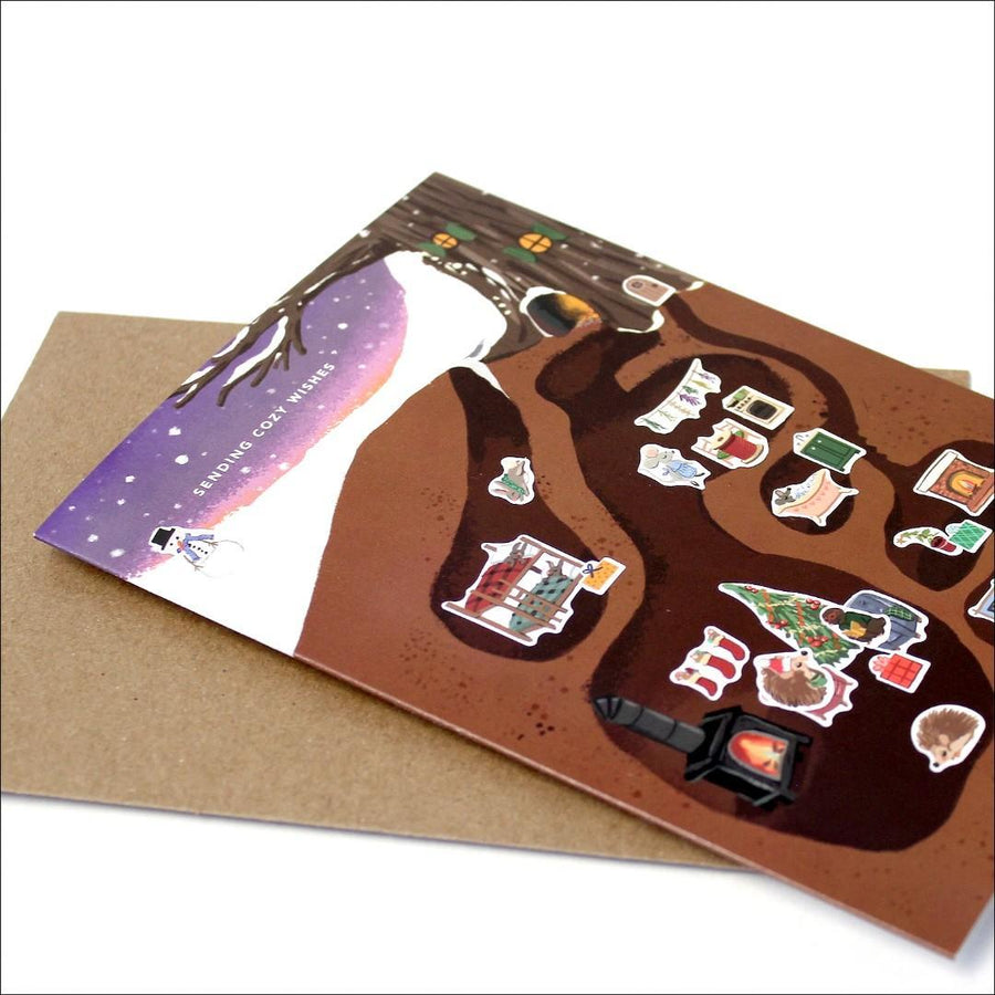 Card - Holiday - Cozy Woodland Creatures by Inklings Paperie, image 3 of 5