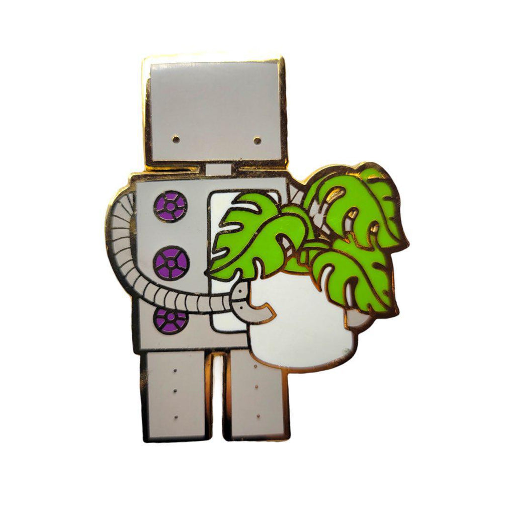 Enamel Pin - Monstera Robot by LaRu