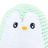 Plush Toy - Large Penguin (Mint with Aqua Heart) by Moyo Workshop, image 1 of 7
