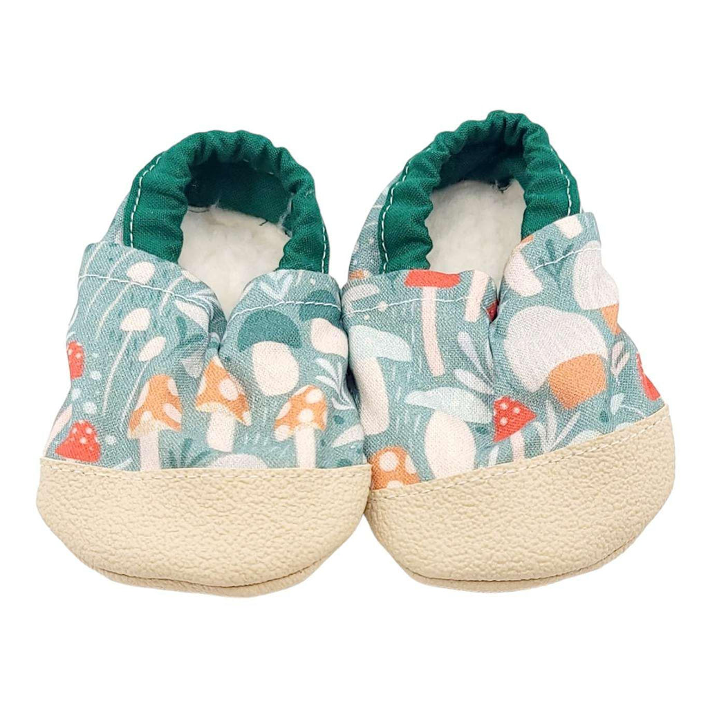 Baby Shoes - Mushrooms (0-6mo or 6-12mo) by This Brave Journey