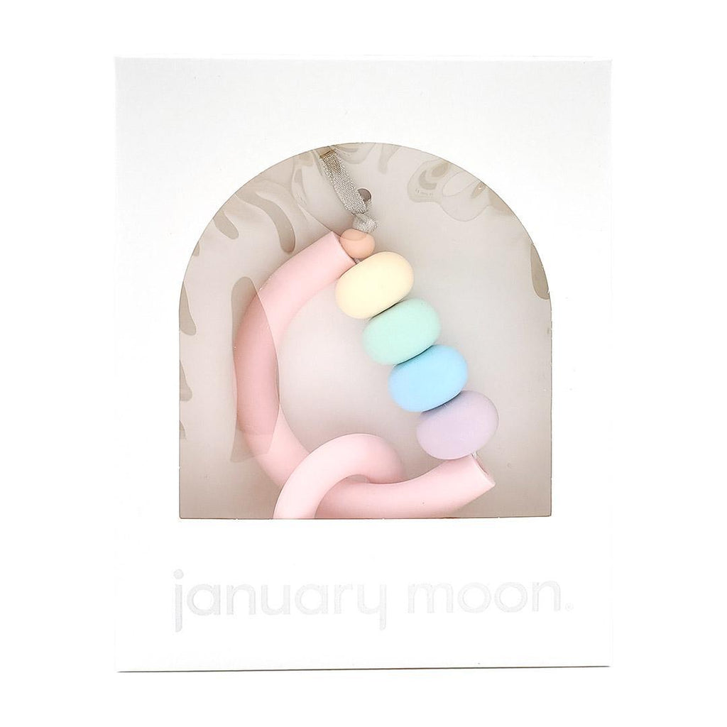 Teether - Arch Ring (Rainbow Sherbet) by January Moon