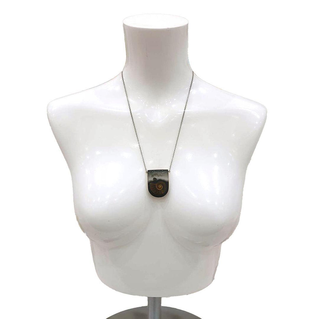 Necklace - Forgotten Seas Ammonite (House) by Fernworks