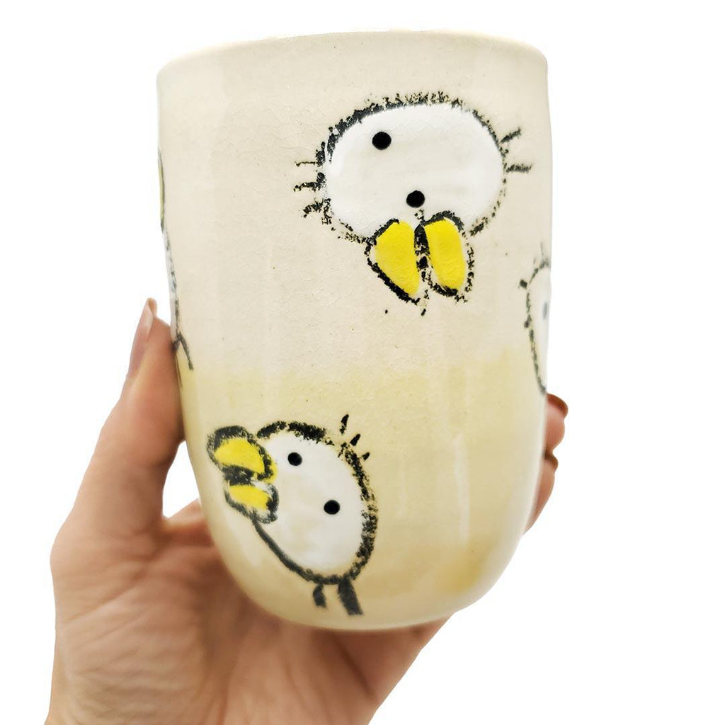 Tall Tumbler - 12 oz - Sketchy Duck by Dwadlings