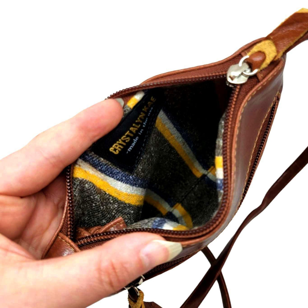 Bag - Cha Cha Tall Adjustable Small Cross Body (Ale Brown) by Crystalyn Kae