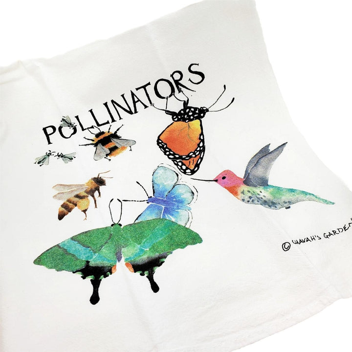 Inactive Tea Towel - Pollinators by Chavah's Garden