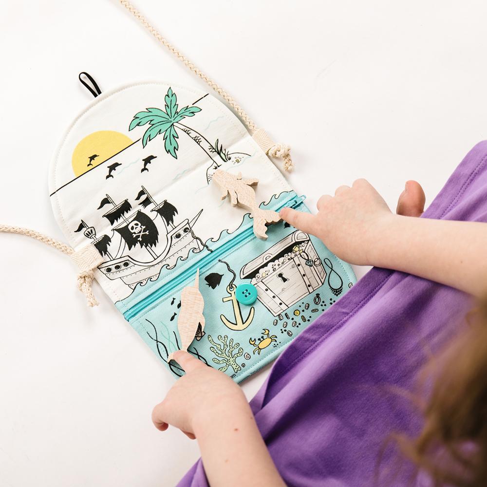 (30% Off) Purse - Seaside Adventure with Mermaid and Narwhal by So Handmade