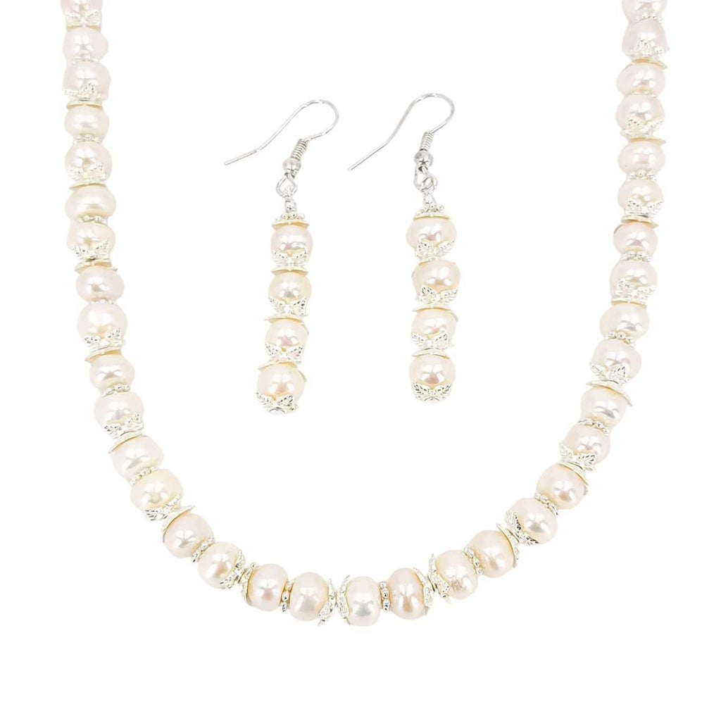 Earrings - Stacked Pearl Drops (Cream) by Tiny Aloha