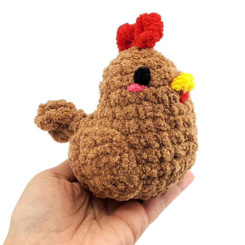 Plush Toy - Lil’ Hen (Brown) by Crittercrafts