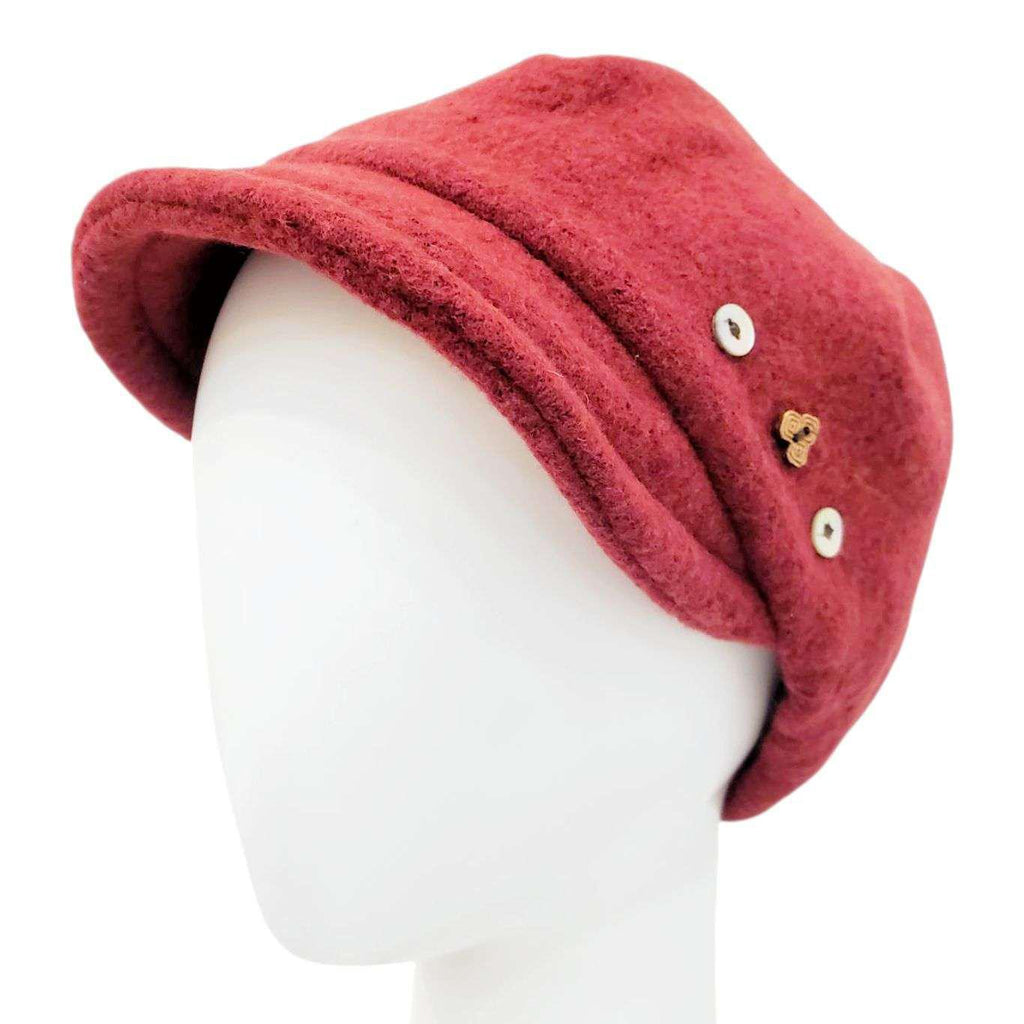 Adult Hat -  Camden Cap (Marsala) by G & L Positive Goods