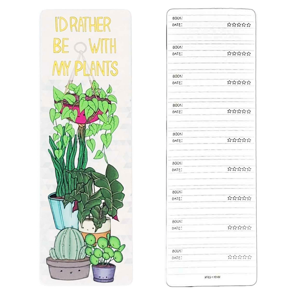 Bookmark - I'd Rather Be With My Plants by World of Whimm