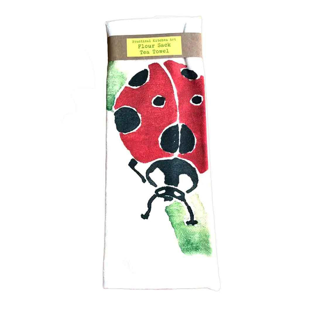 Tea Towel - Ladybug by Chavah's Garden