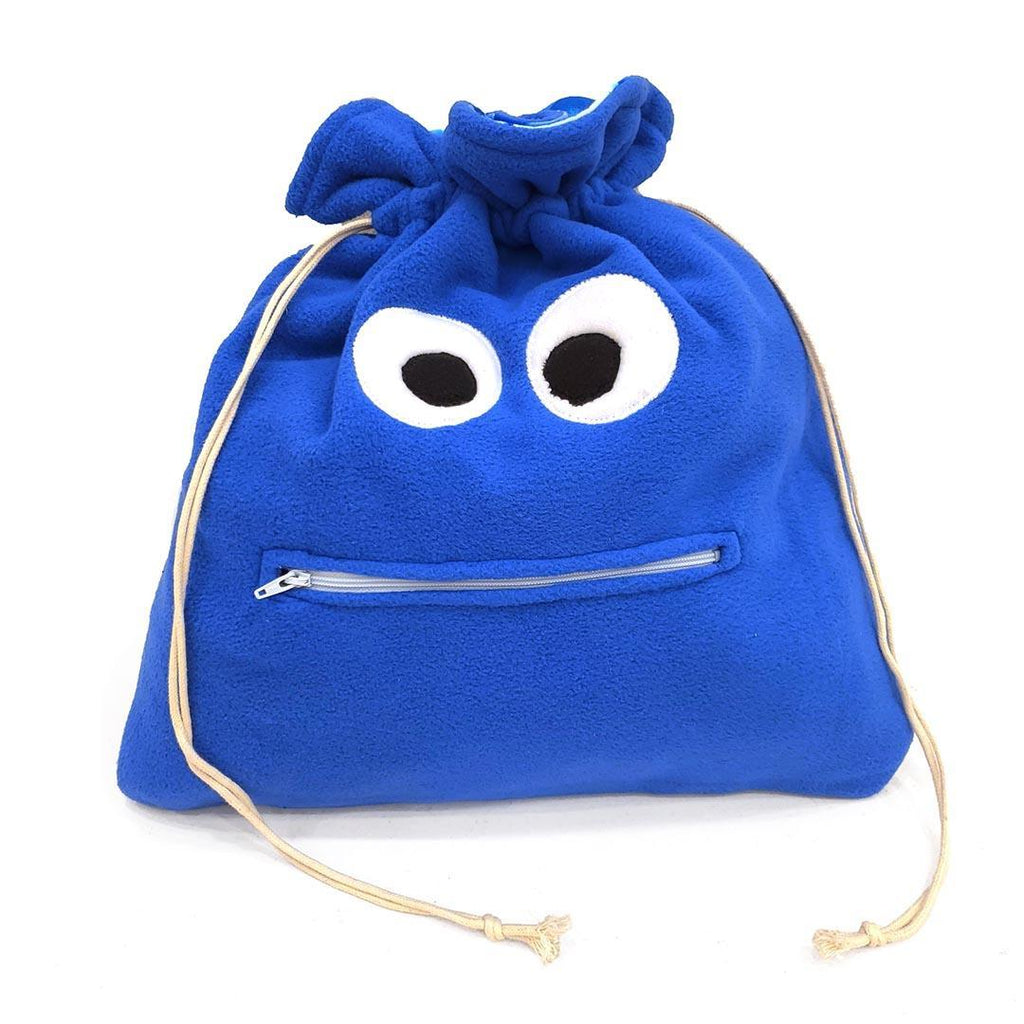 Bag - Chomper Buddy Drawstring (Blue Sharks) by Peek A Boo Plush