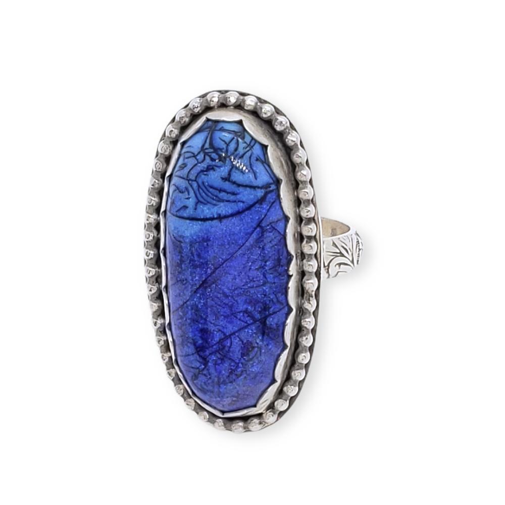 Ring - Size 9 - Monarch Opal OOAK Sterling by Wanderlust Silver