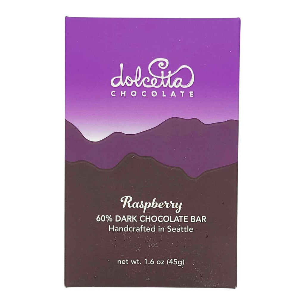 Bar - Raspberry (60% Dark Chocolate) by Dolcetta Artisan Sweets
