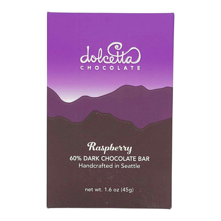 Bar - Raspberry (60% Dark Chocolate) by Dolcetta Artisan Sweets