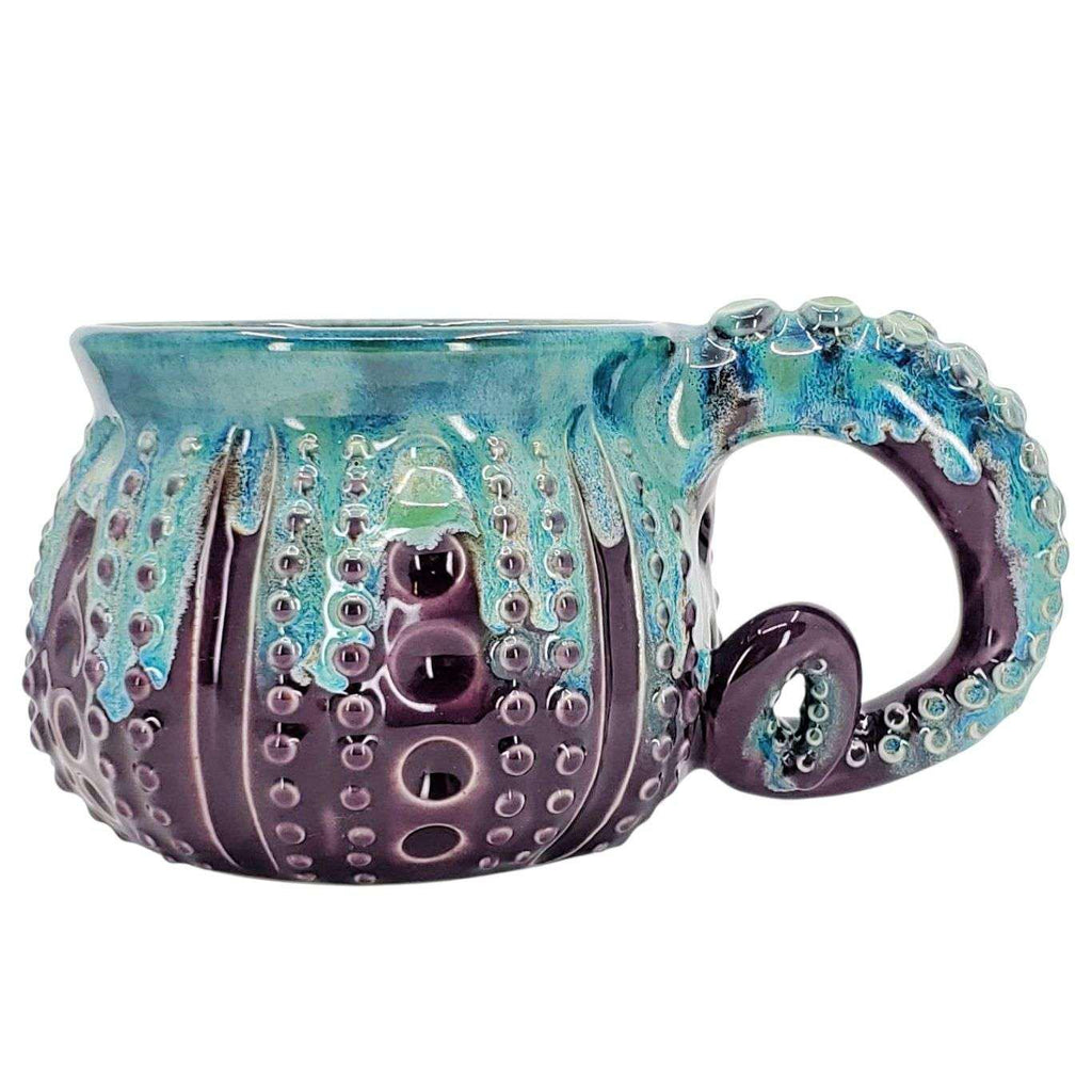Mug - Octopus (Purple and Turquoise) by Beach Baby Ceramics