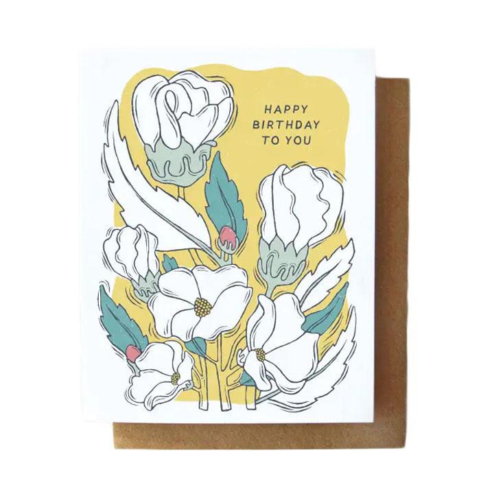 Card - Birthday - Rose of Sharon by Root and Branch Paper Co.