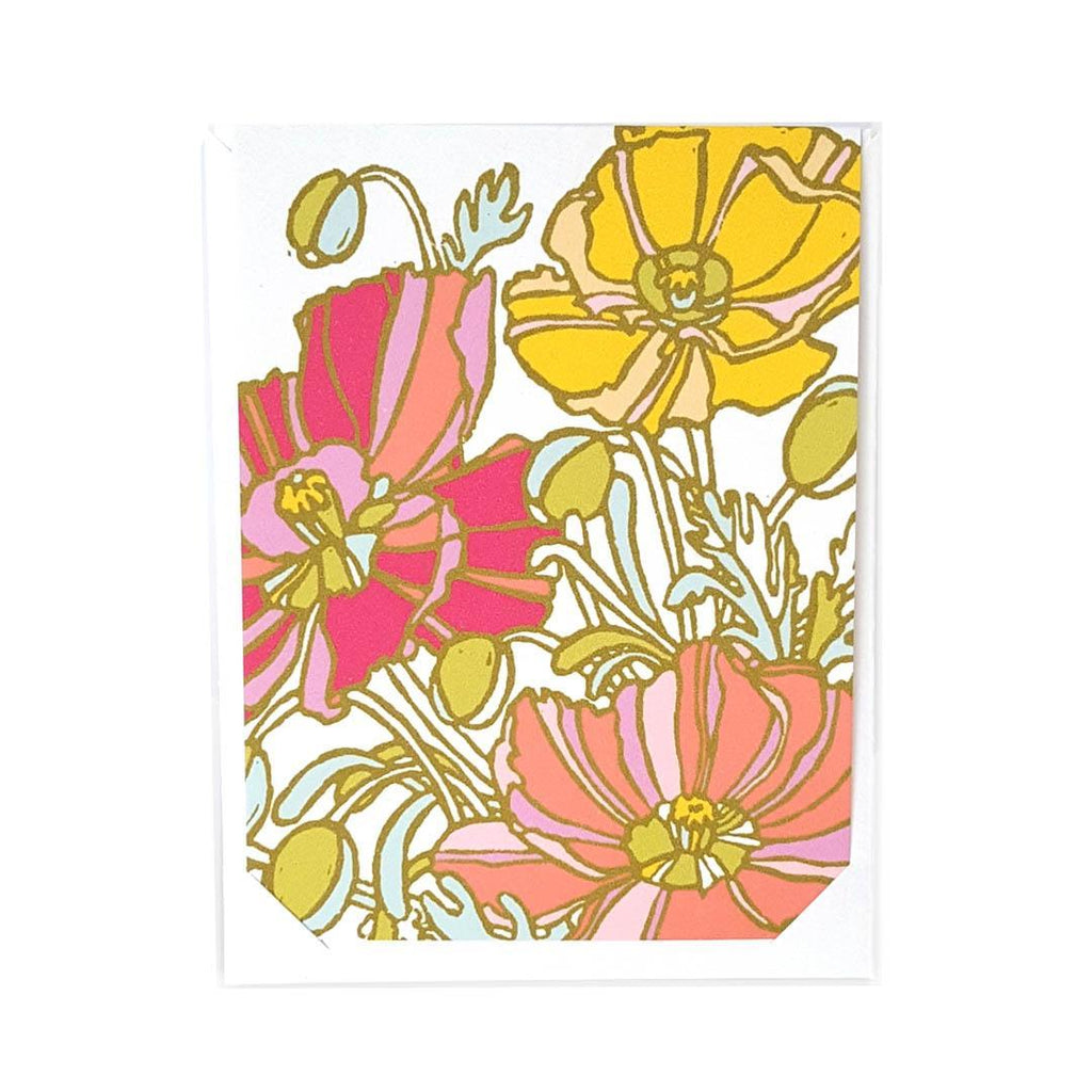 Set of 8 - All Occasion - Icelandic Poppies Cards by Little Green