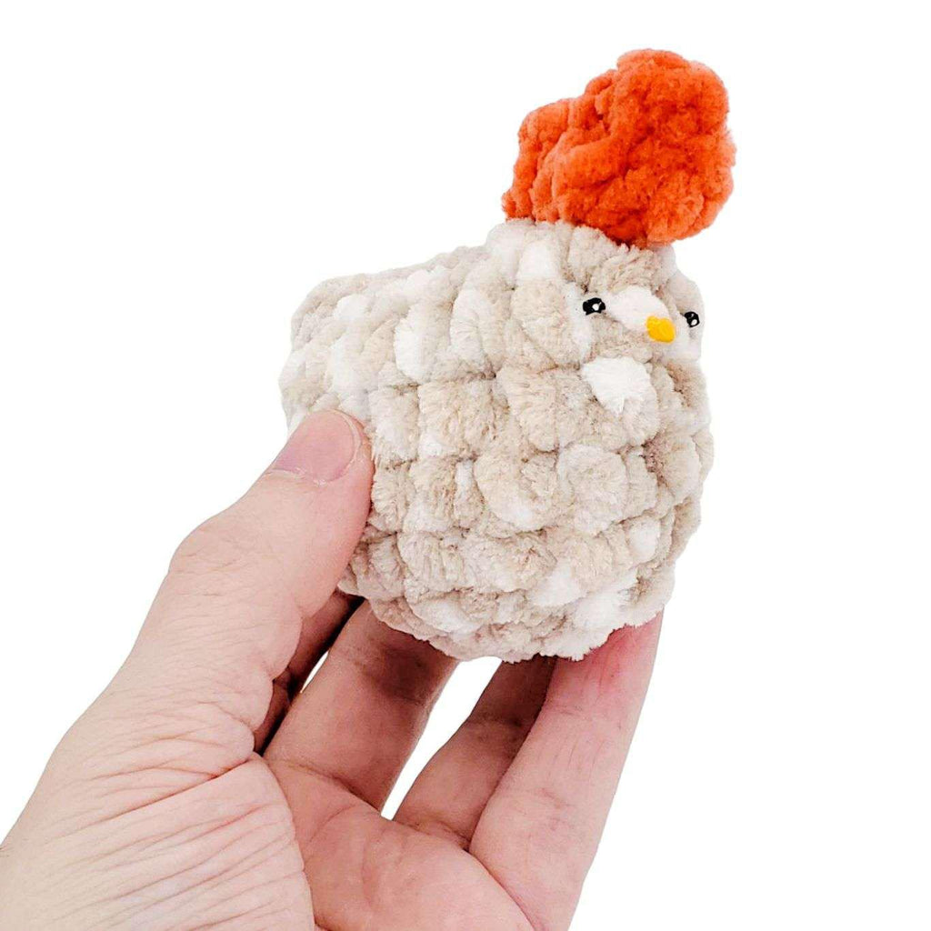 Plush Toy - Pocket Chicken (Tan - Assorted) by Moyo Workshop