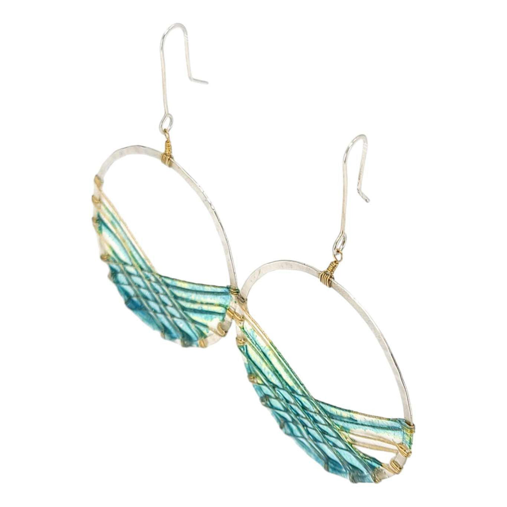 Earrings - Silver Bird’s Nest (Assorted Colors) by Verso