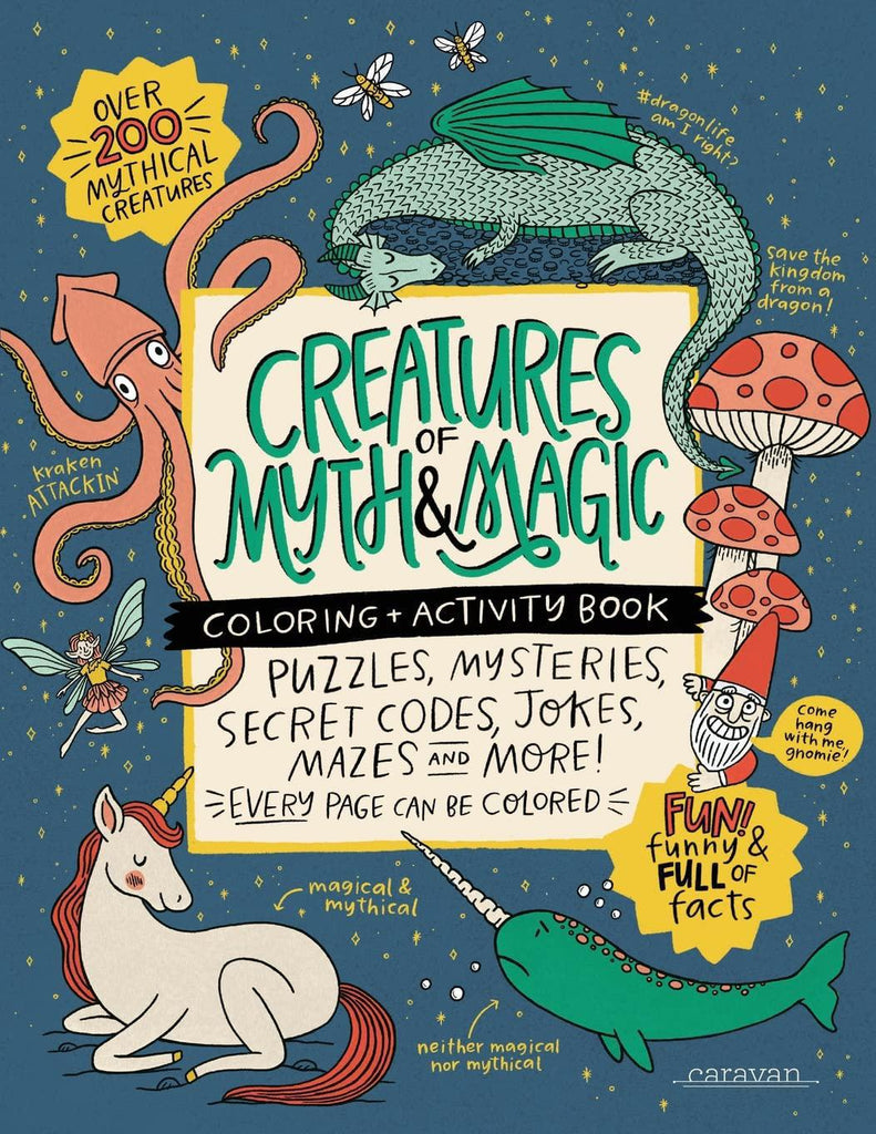 Book - Coloring and Activities (Creatures of Myth and Magic) by Your Very Favorite