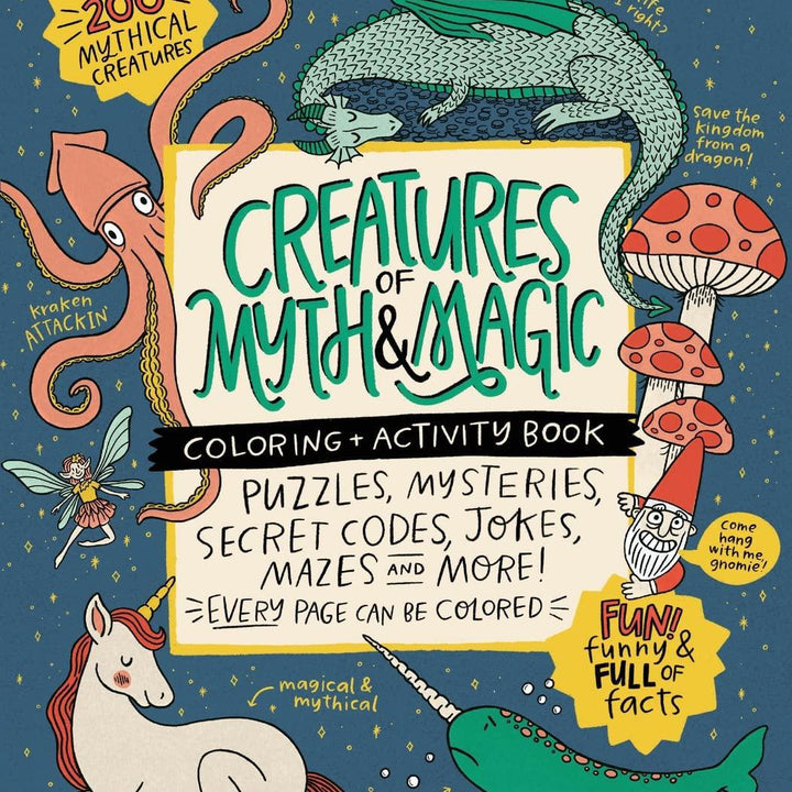 Book - Coloring and Activities (Creatures of Myth and Magic) by Your Very Favorite