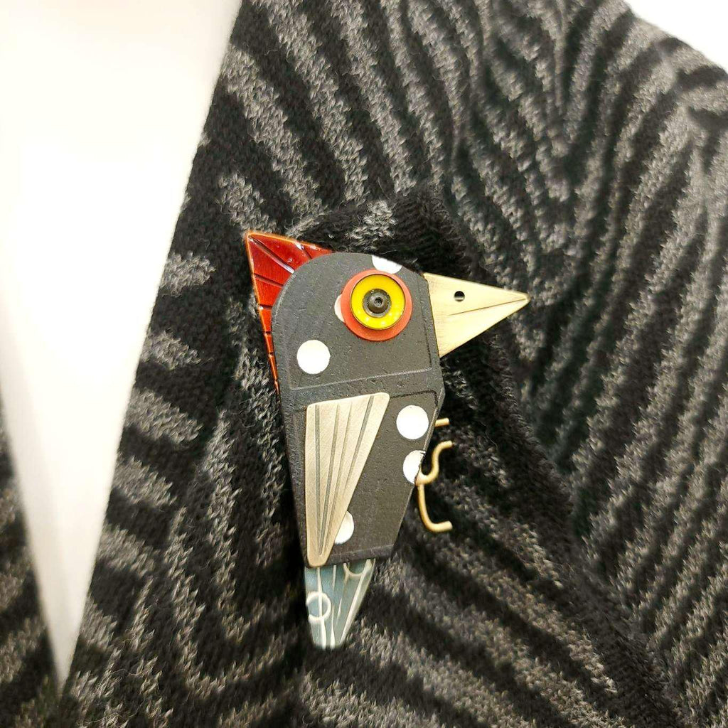 Pin - Spotted Woodpecker by Chickenscratch