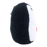 Plush Toy - Large Penguin (Black with Red Heart) by Moyo Workshop, image 5 of 7