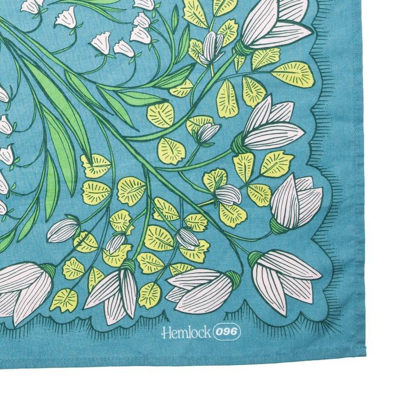 Bandana - Cassie (Teal Floral) by Handker Bandanas