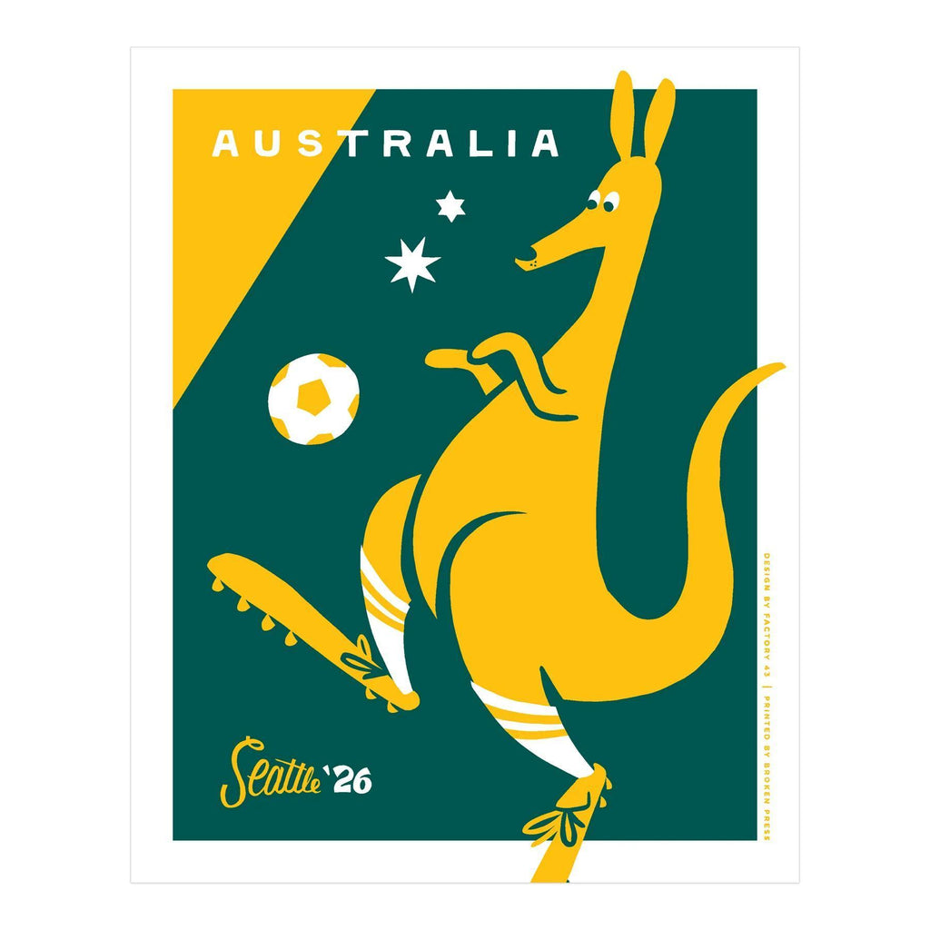 Art Print - 8x10 - World Cup Australia Print by Factory 43