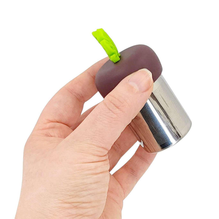 Tea Infuser - Monstera Leaf (Forest Brown Base) by Float2Infuse