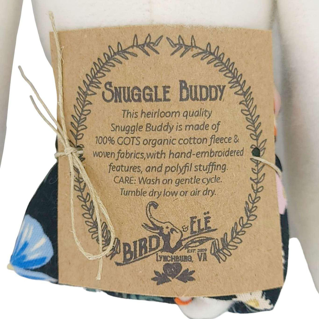 Plush - Bunny Snuggle Lovey (Strawberry Fields) by The Bird & Elephant