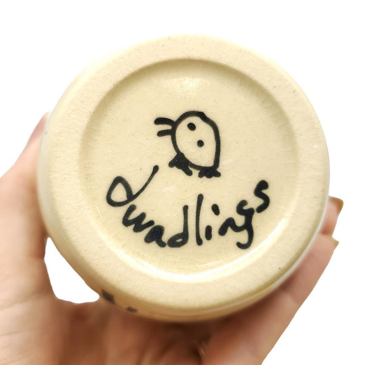 Tall Tumbler - 12 oz - Sketchy Duck by Dwadlings