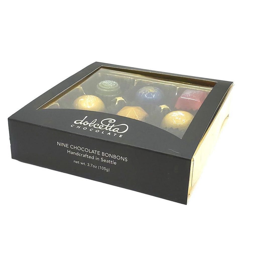 Holiday Bonbons - 9 Piece Holiday Assortment by Dolcetta Artisan Sweets
