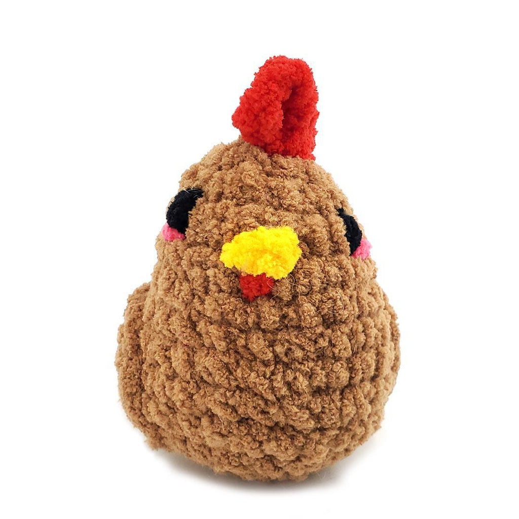 Plush Toy - Lil’ Hen (Brown) by Crittercrafts