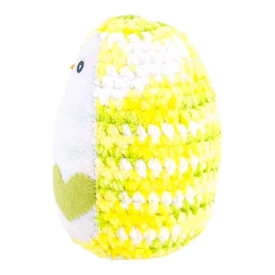 Plush Toy - Large Penguin (Lemon Lime with Green Heart) by Moyo Workshop, image 3 of 7
