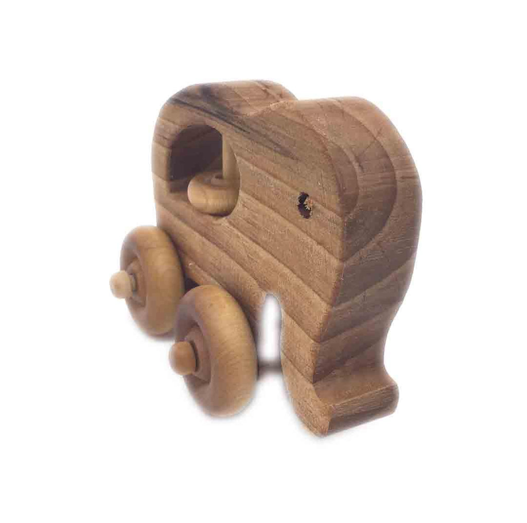 (30% Off) Wooden Rattle - Elephant Toy by Baldwin Toy Co.