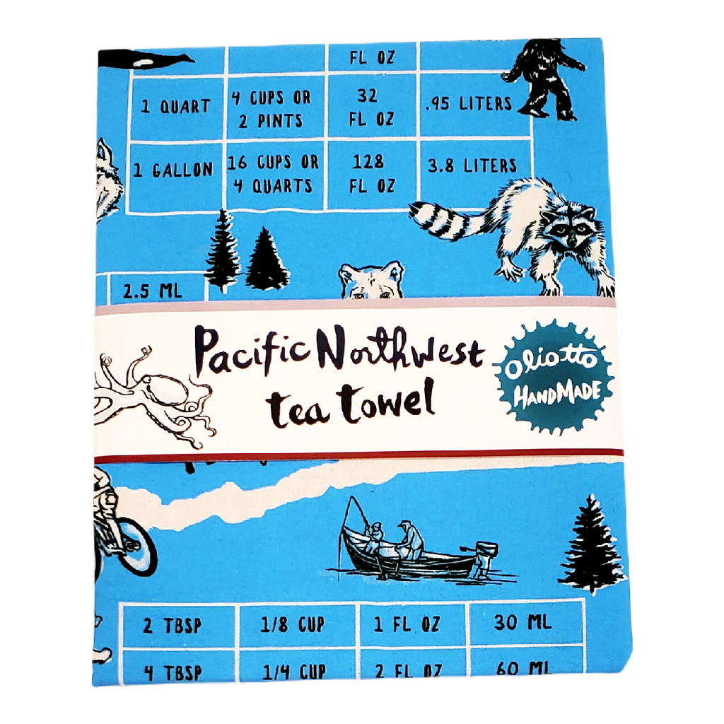 Tea Towels - Pacific NW (Assorted Colors) by Oliotto