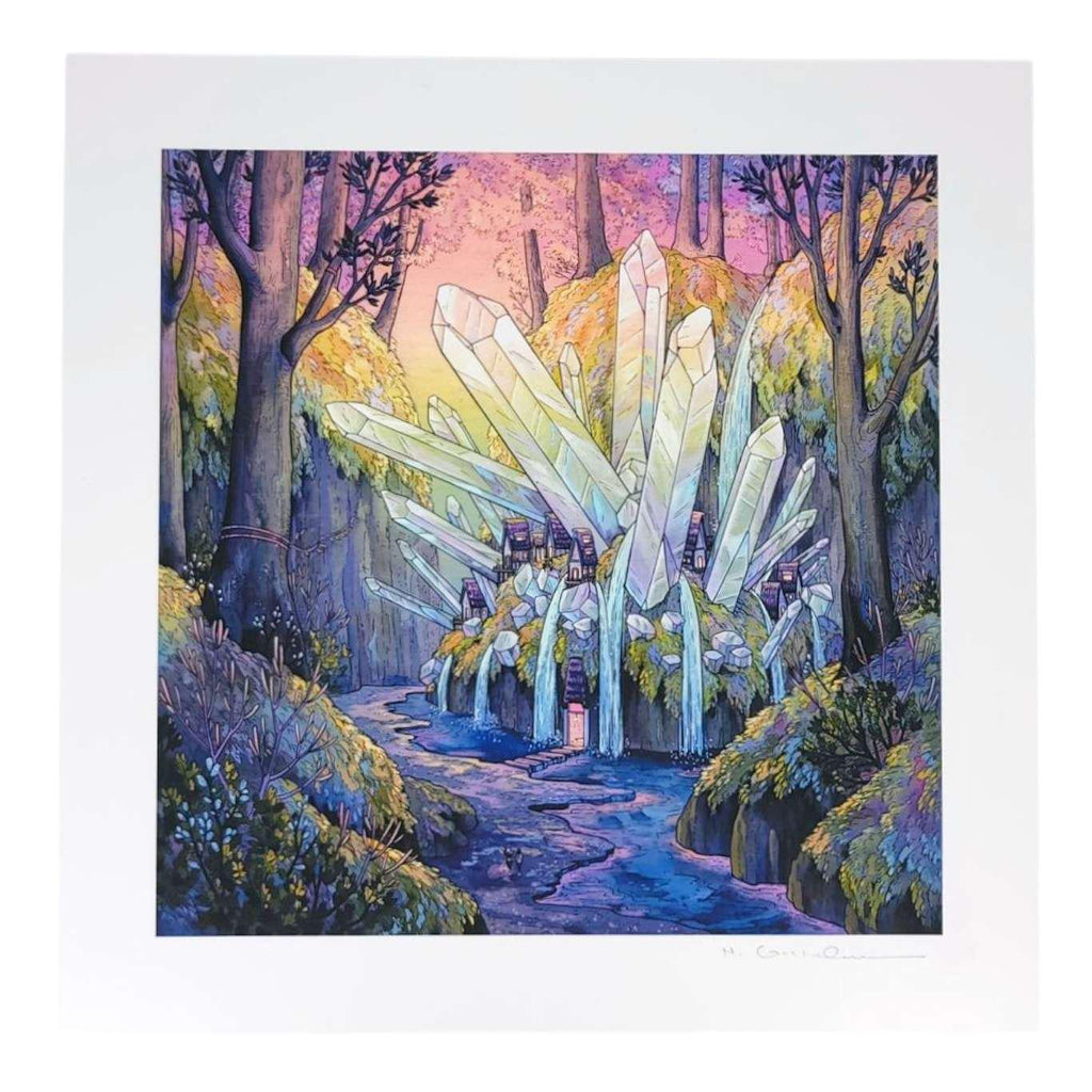 Art Print - 10x10in - Crystal Falls by Nimasprout
